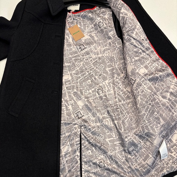 Boden Lincoln Textured Coat, Black, Size 10, 2025 Design, NWT - Picture 4 of 14